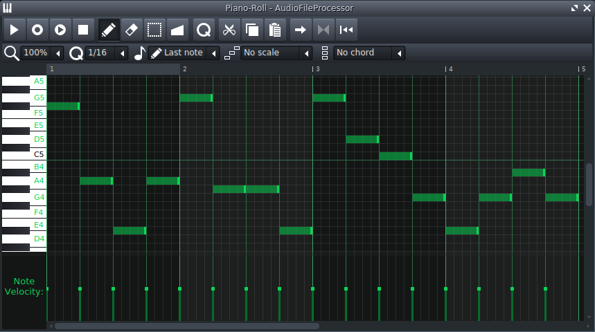 piano roll